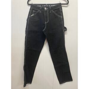 5 Star General Black Cargo Jeans Women's 0 / 24 Great Shape - See Measurements